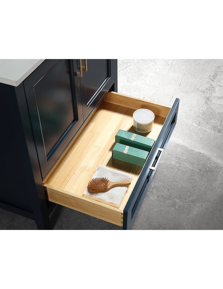 Contessa Collection – Vintage Solid Wood Bathroom Vanity - Image 4