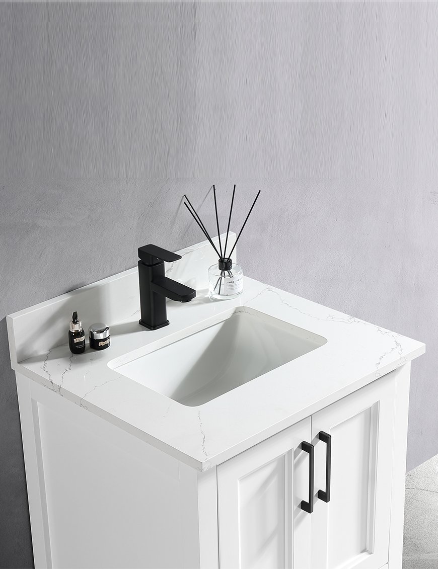 Contessa Collection – Vintage Solid Wood Bathroom Vanity - Image 9